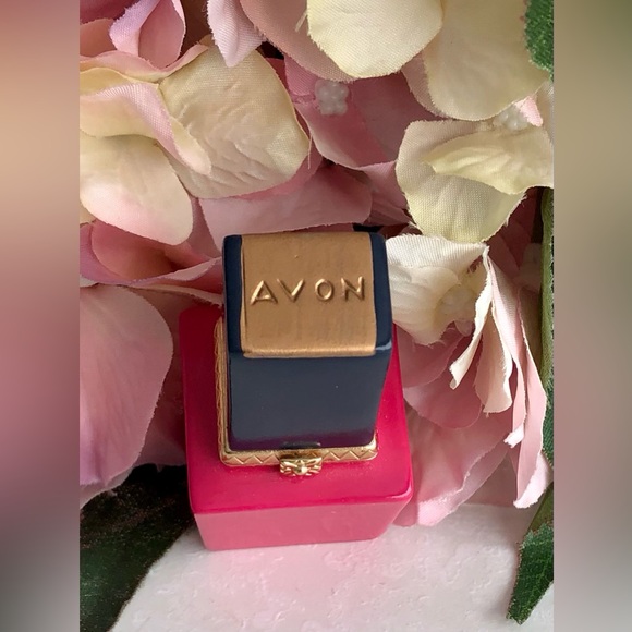 Vintage Avon Limoges Nail Polish Trinket Box - Picture 2 of 10